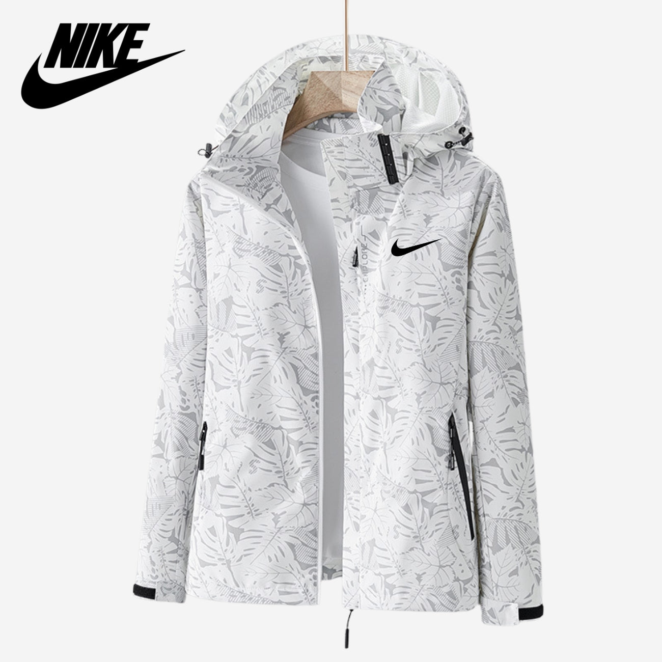 Women's Printed Hooded Jacket || CLEARANCE PRICE