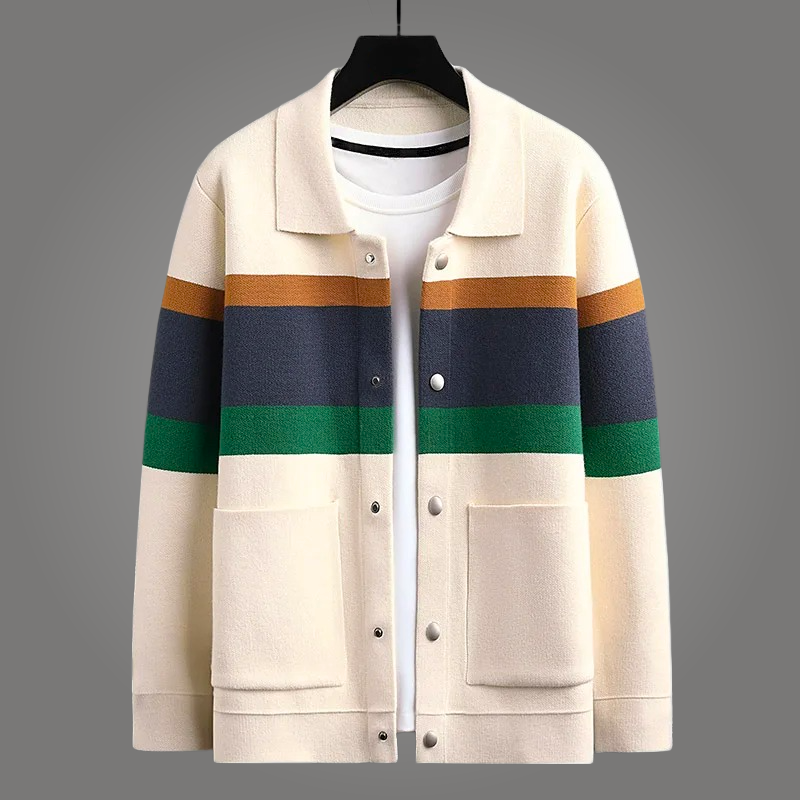 Luxe Jacquard Cardigan