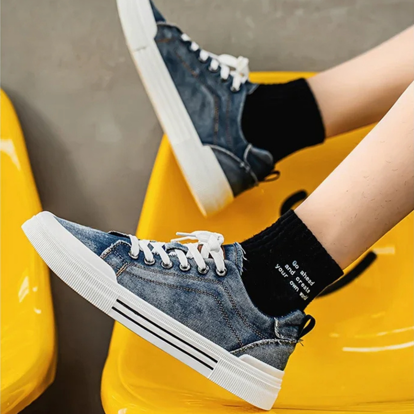 Lucca Denim Sneakers