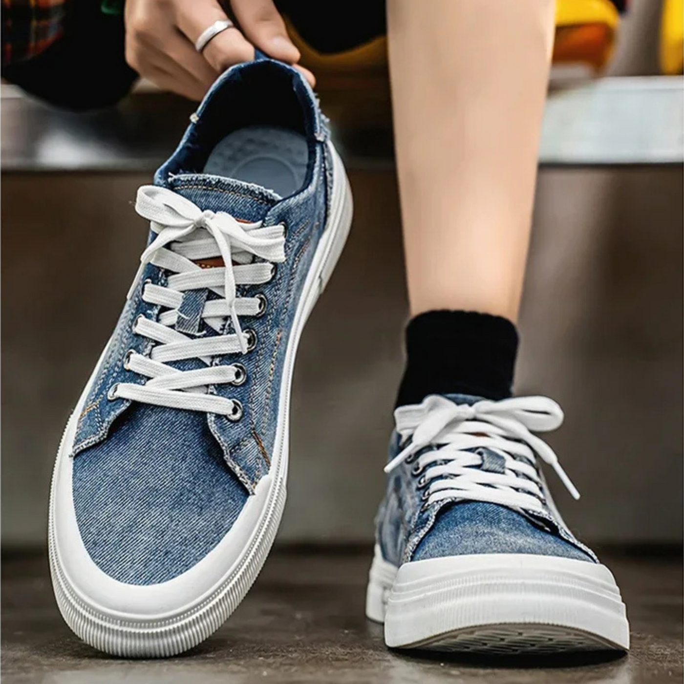 Lucca Denim Sneakers