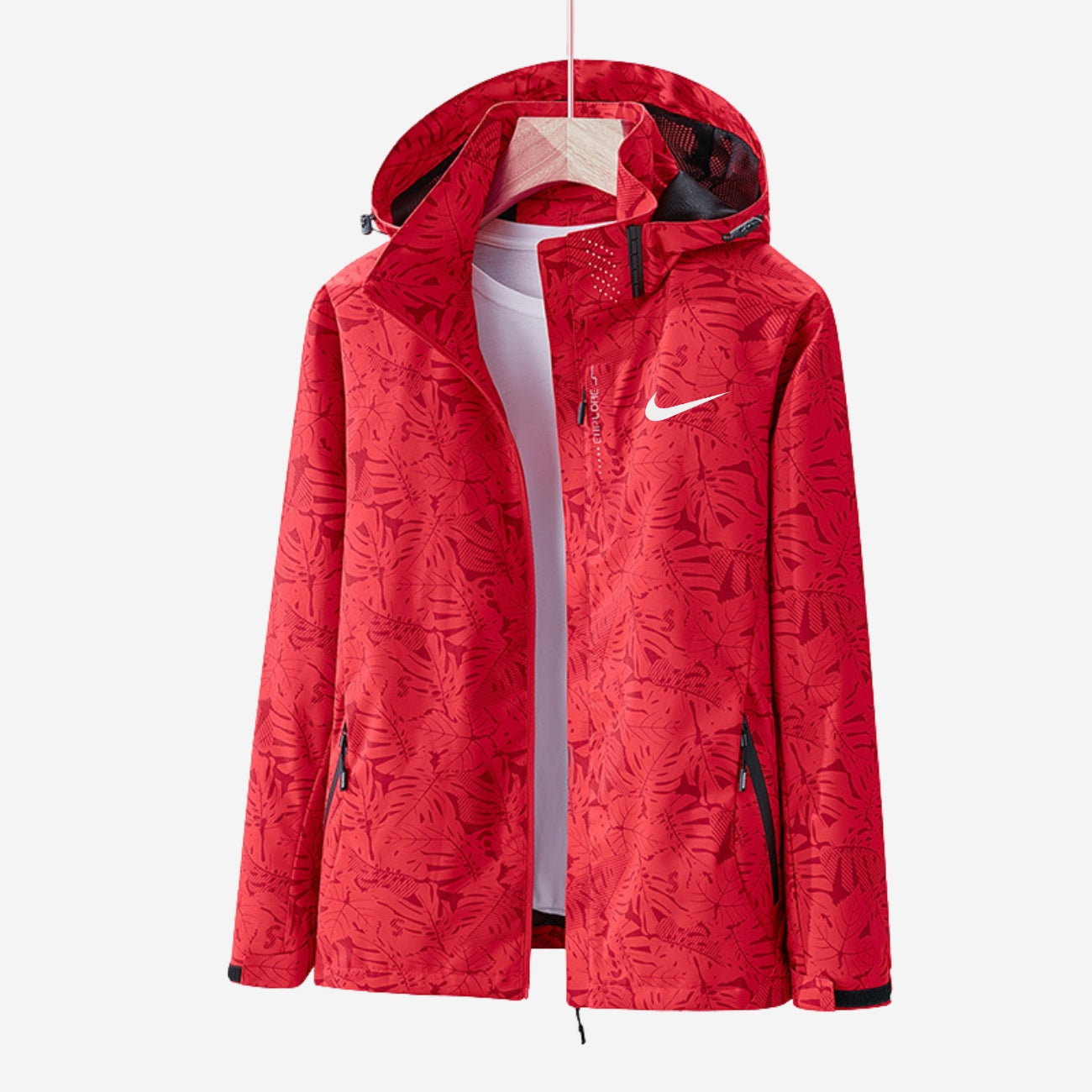 Men's Printed Hooded Jacket - CLEARANCE PRICE