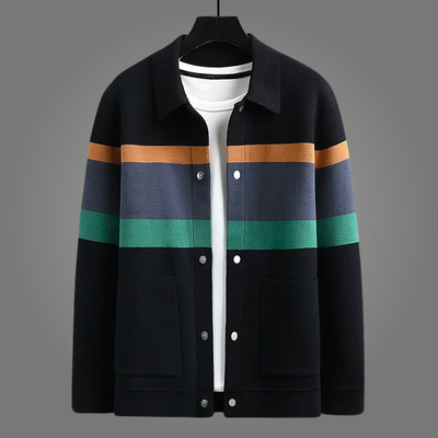Luxe Jacquard Cardigan