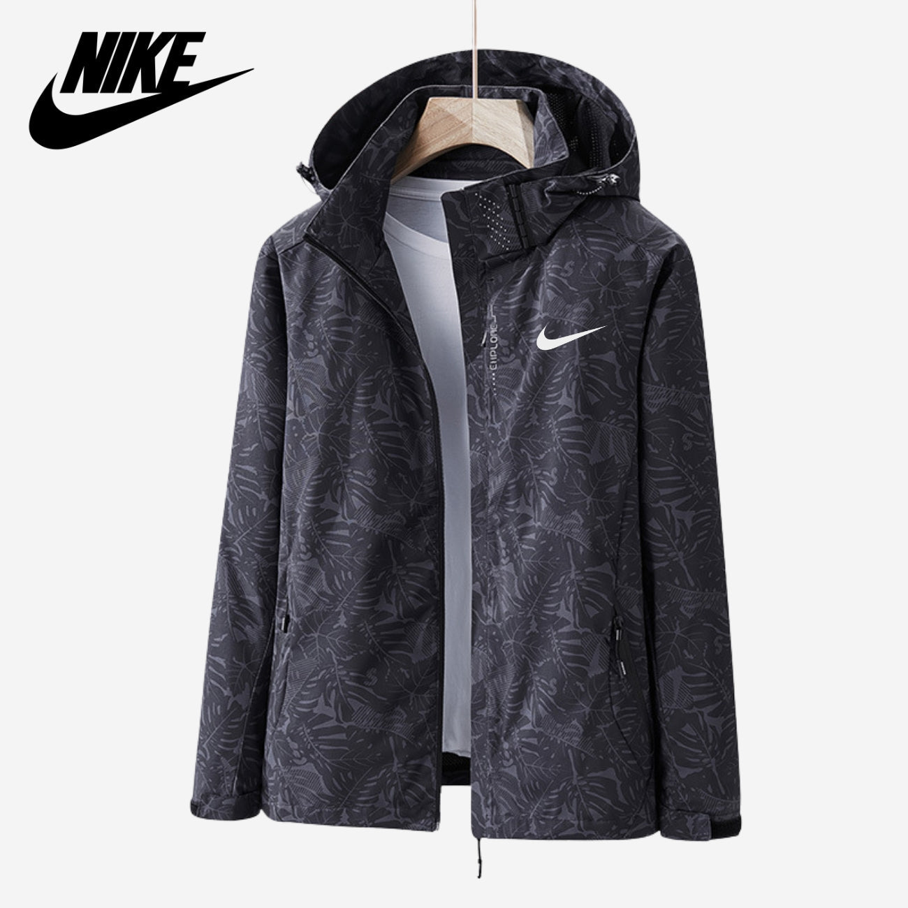 Women's Printed Hooded Jacket || CLEARANCE PRICE
