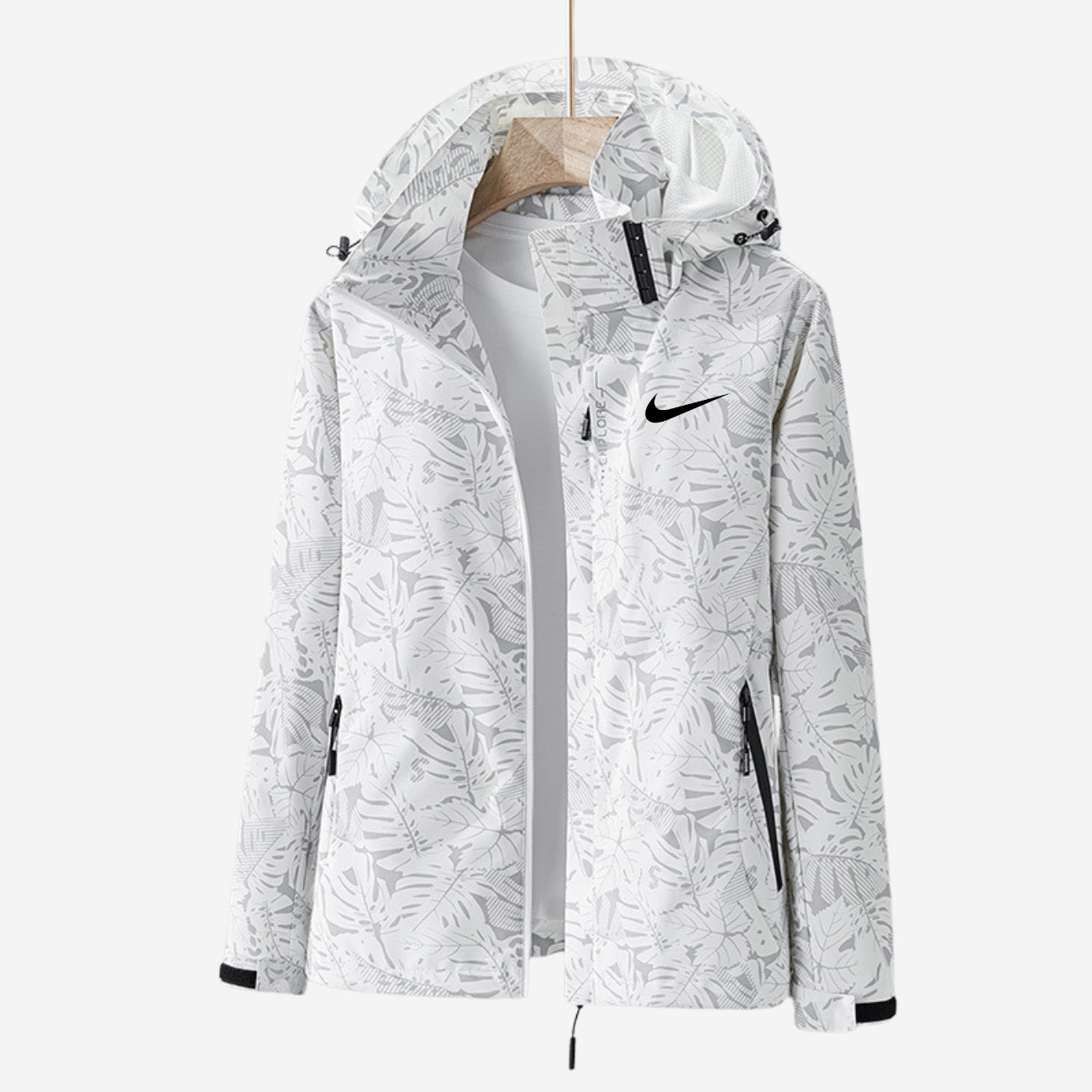 Men's Printed Hooded Jacket - CLEARANCE PRICE