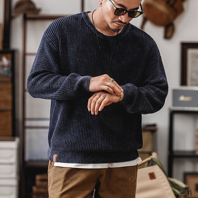 Metro Grid Sweater