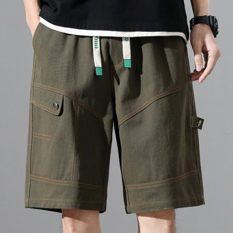 Bordeaux Canvas Shorts