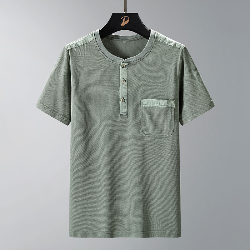 Alpine Waffle-Knit Henley