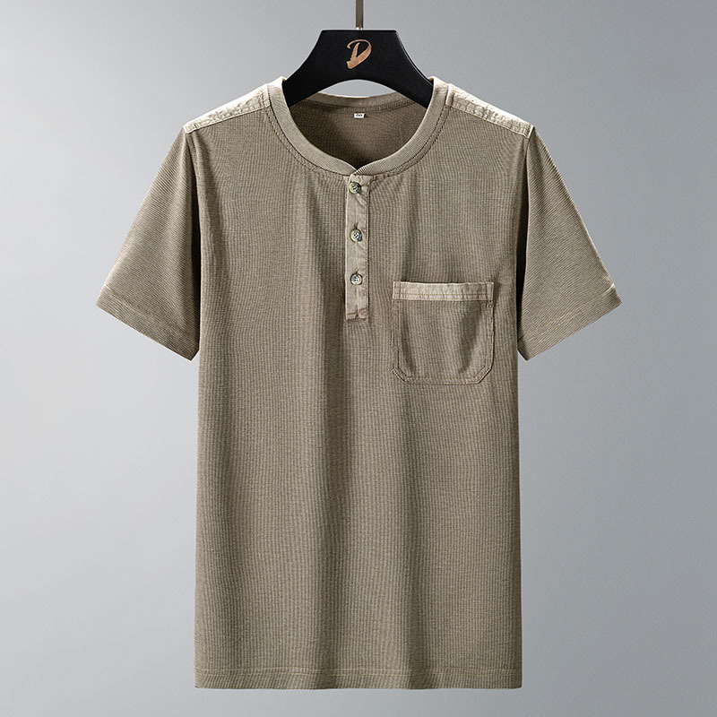 Alpine Waffle-Knit Henley