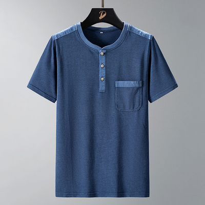Alpine Waffle-Knit Henley