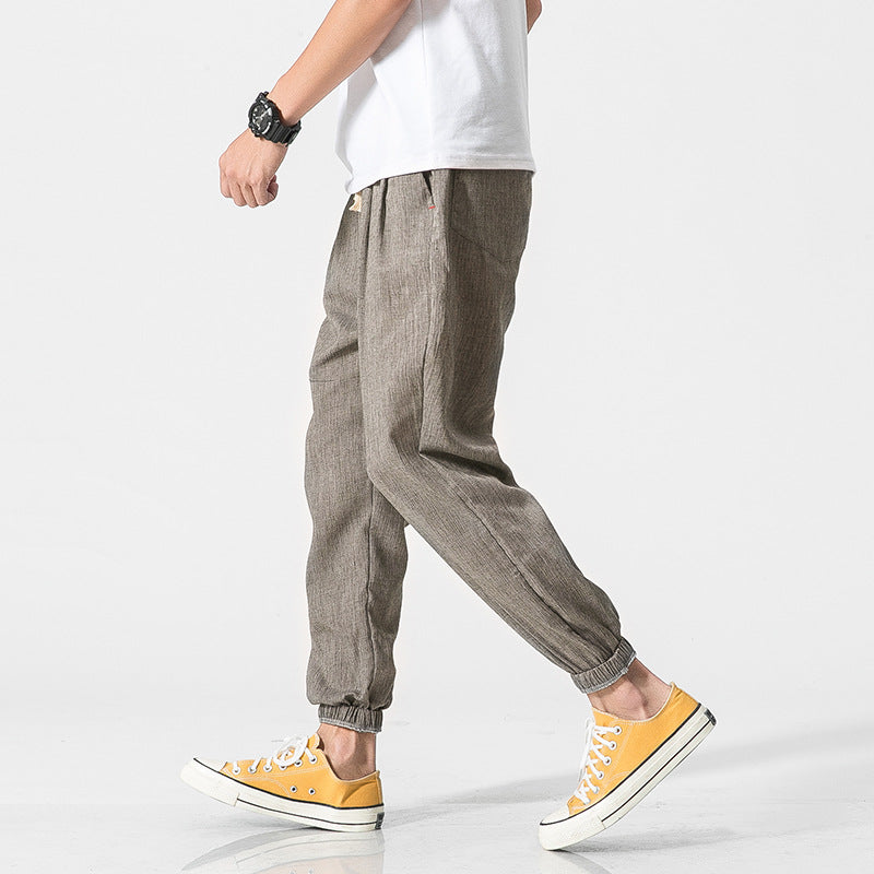 Contorno Linen Joggers