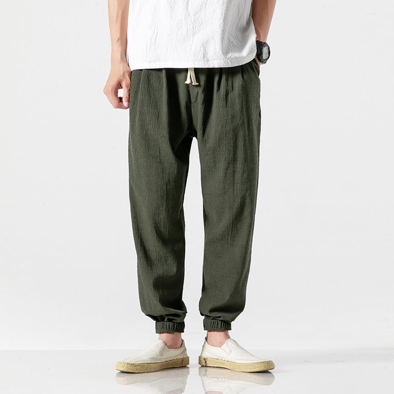 Contorno Linen Joggers