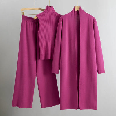 Elara Textured Knit Set