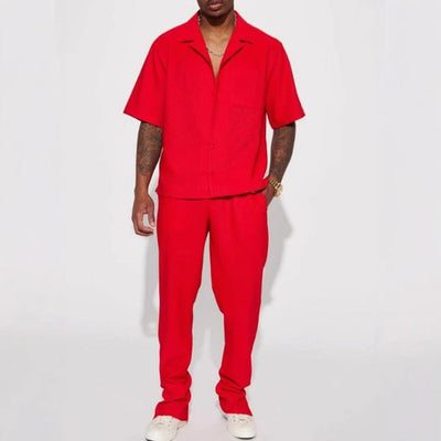 Marceau Linen-Blend Set