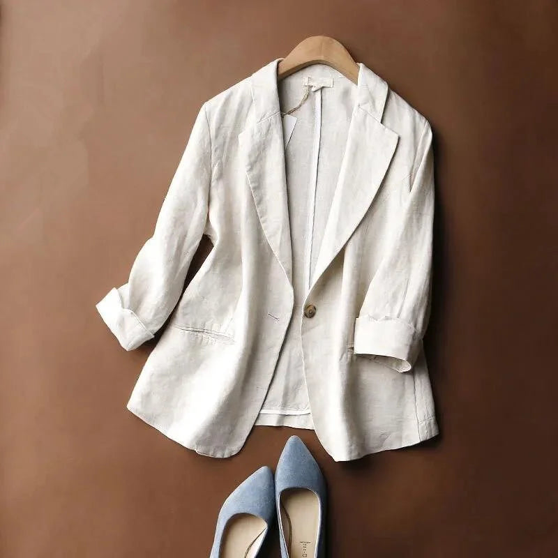 Siena Linen Blazer