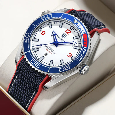 Geneva Stainless Steel Watch