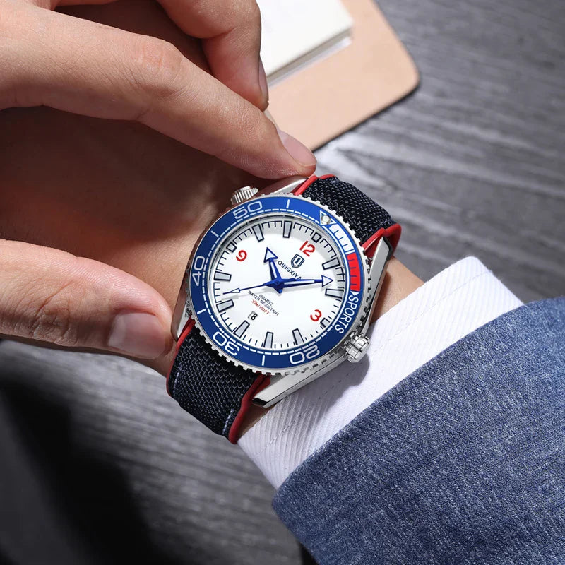 Geneva Stainless Steel Watch