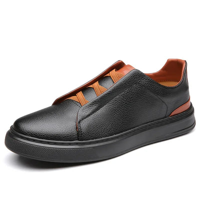 Crossover Leather Sneakers