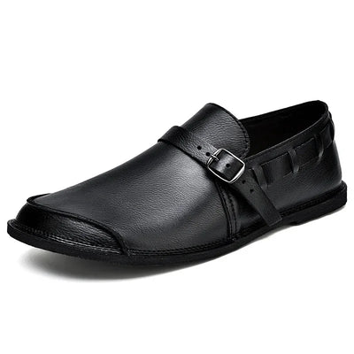 Massimo Burnished Monk Loafers
