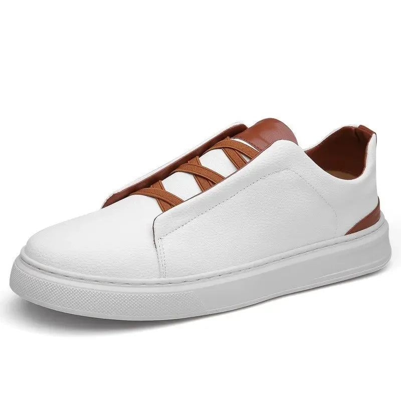 Crossover Leather Sneakers