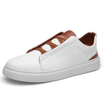 Crossover Leather Sneakers