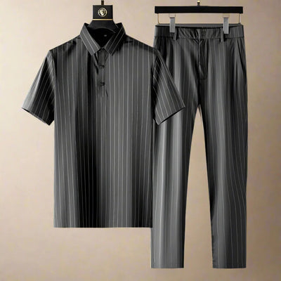 Massimo Pinstripe Set
