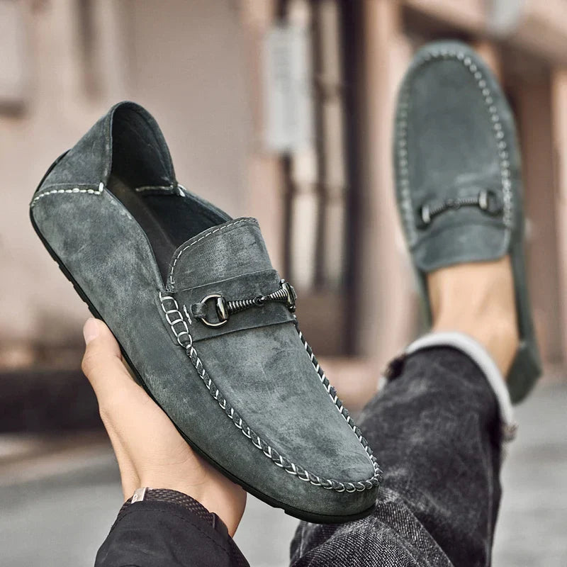 Monaco Suede Loafers
