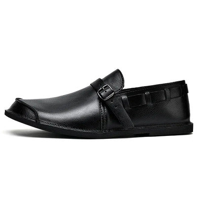 Massimo Burnished Monk Loafers