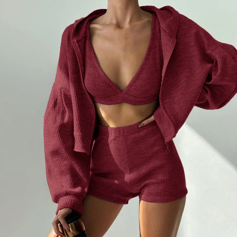 Ridge Knit Lounge Set