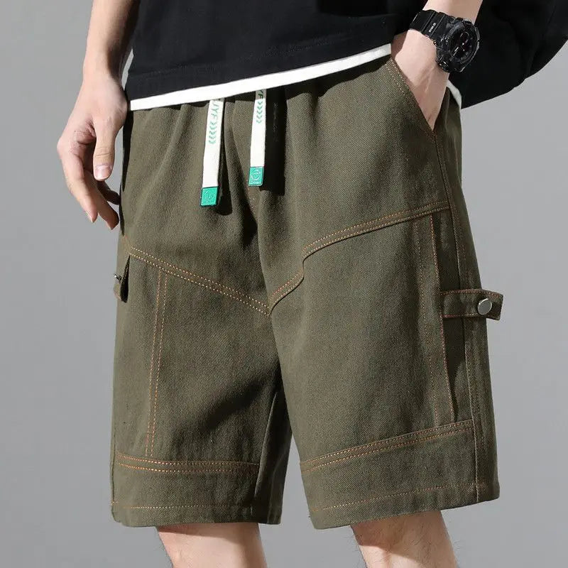 Bordeaux Canvas Shorts
