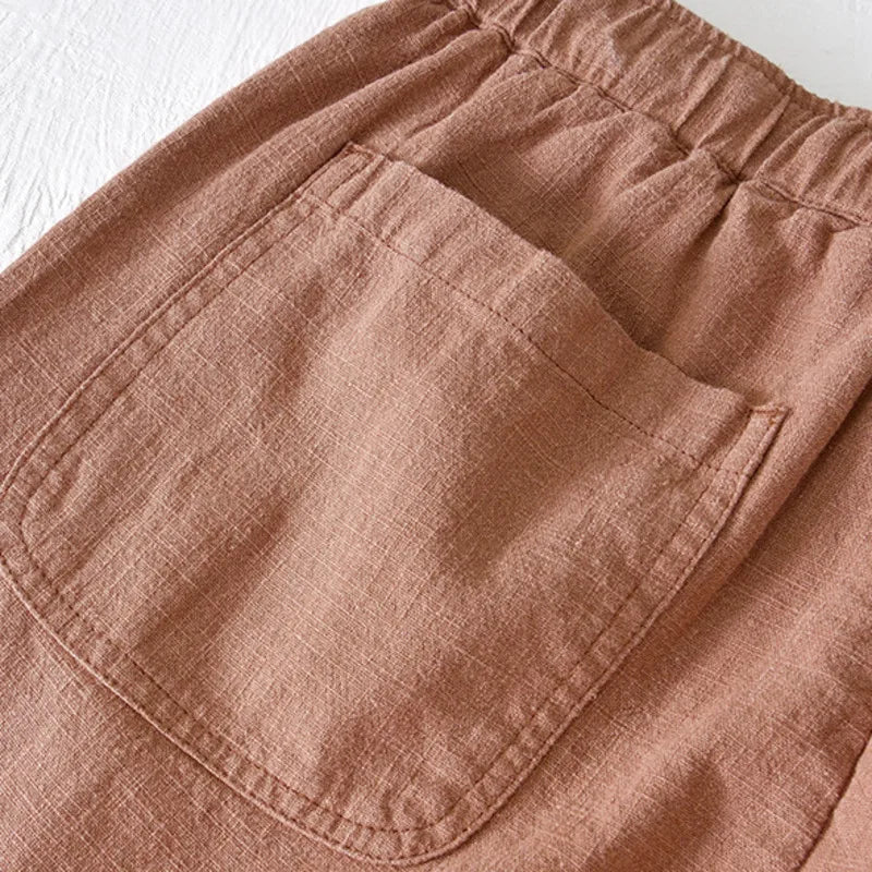 Santorini Linen Shorts