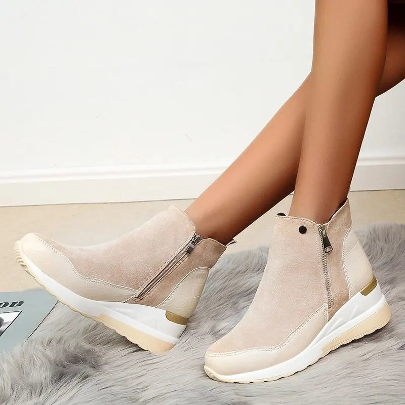 Riviera Wedge Boots