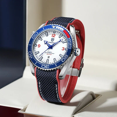 Geneva Stainless Steel Watch