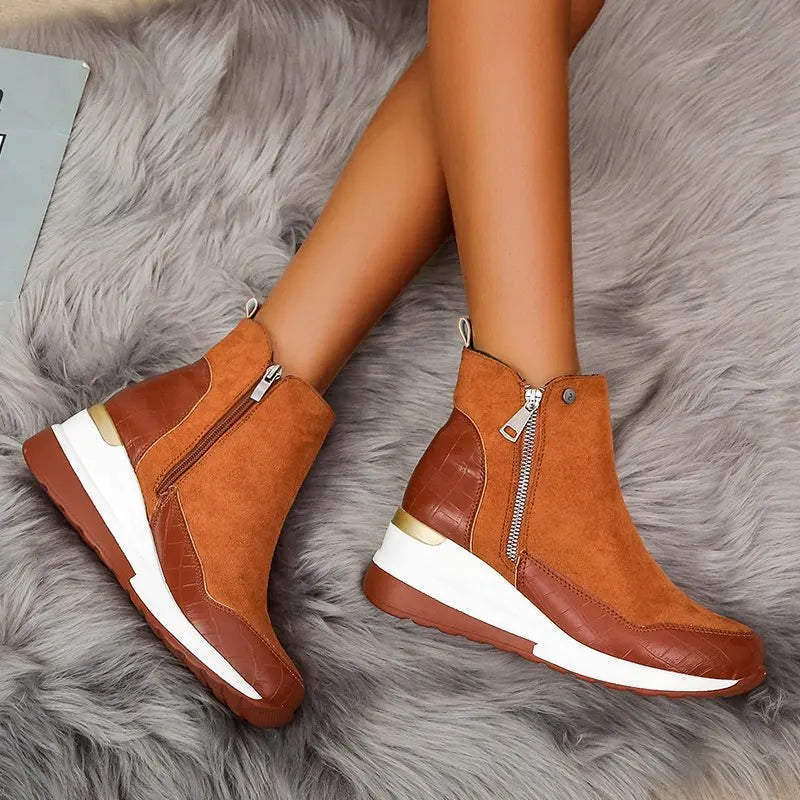 Riviera Wedge Boots
