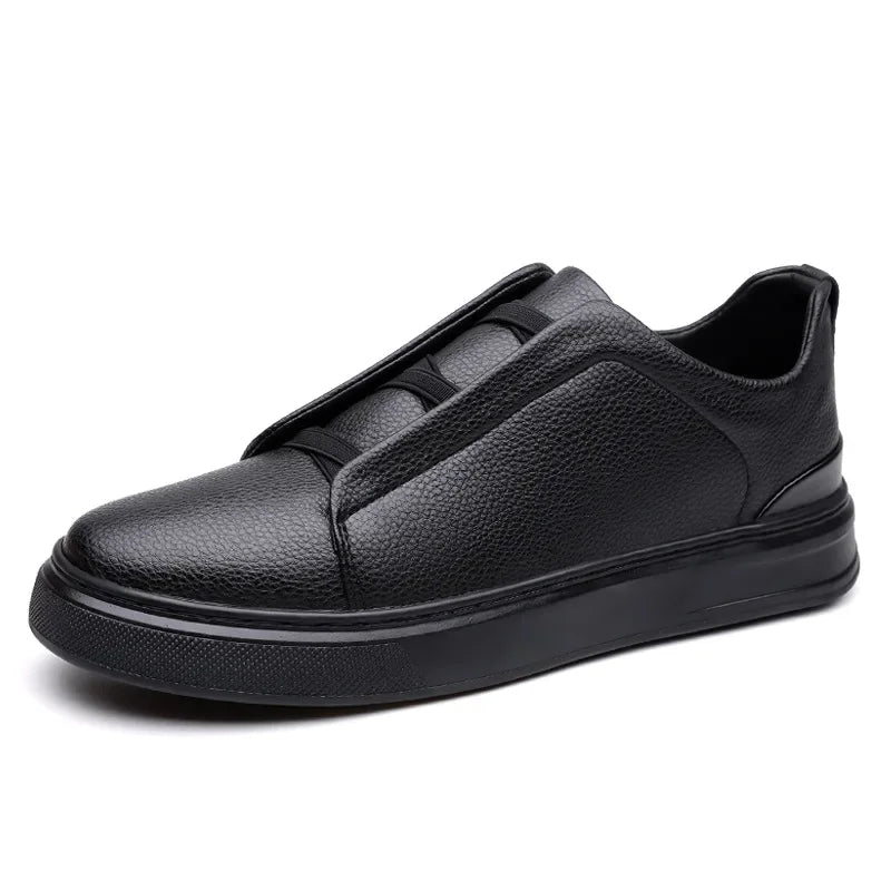 Crossover Leather Sneakers