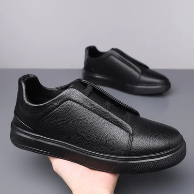 Crossover Leather Sneakers