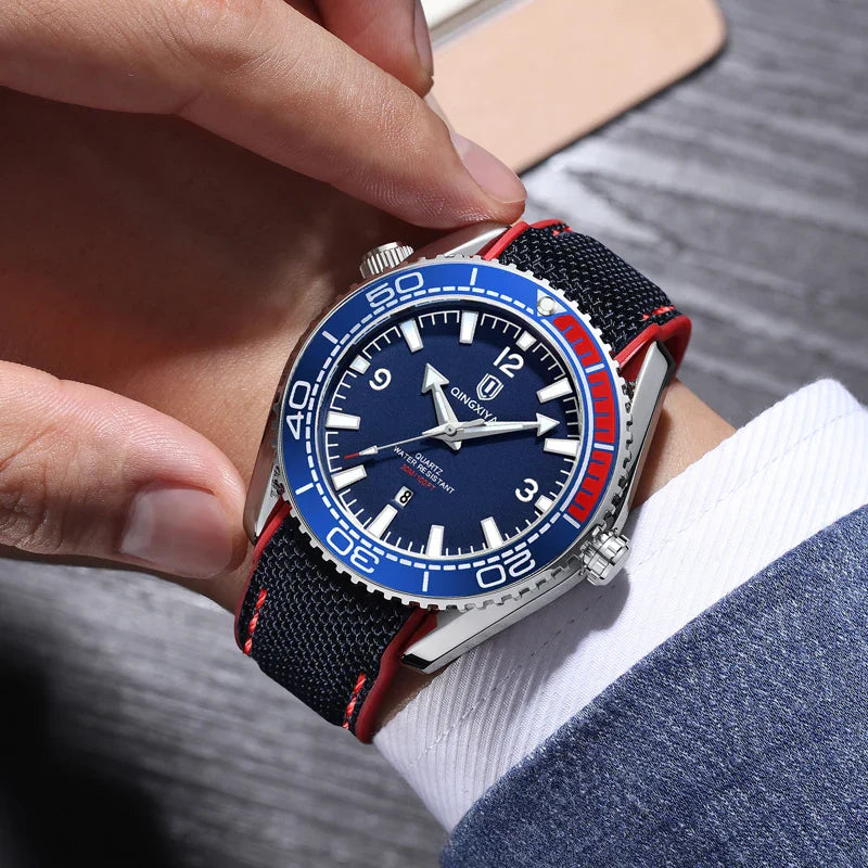 Geneva Stainless Steel Watch