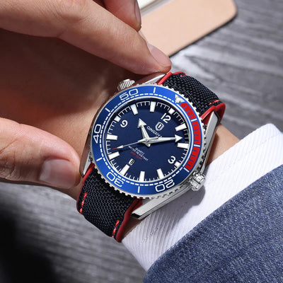 Geneva Stainless Steel Watch