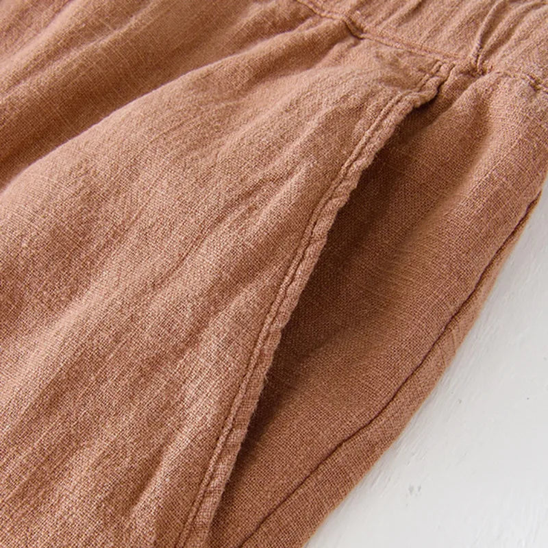 Santorini Linen Shorts