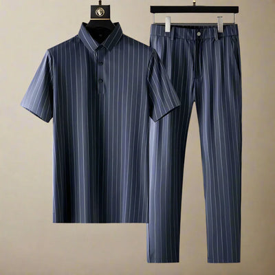 Massimo Pinstripe Set