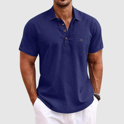 Salvatore Linen Polo