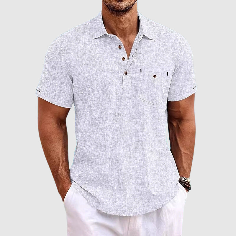 Salvatore Linen Polo