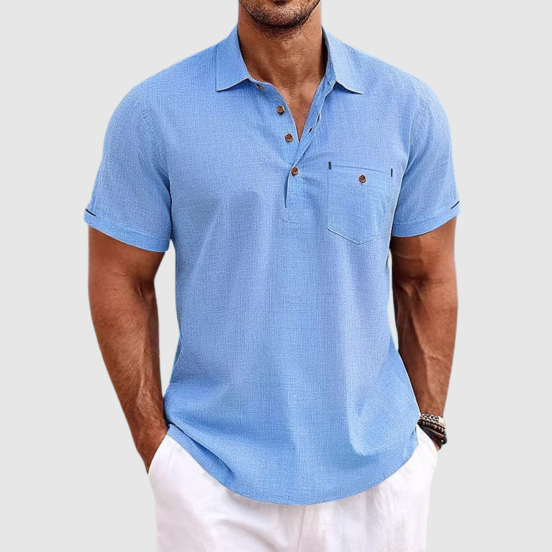 Salvatore Linen Polo