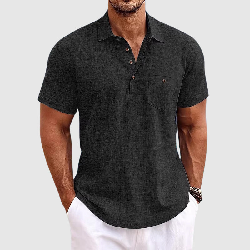 Salvatore Linen Polo