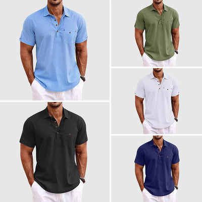 Salvatore Linen Polo
