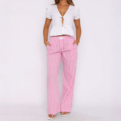 Riviera Striped Trousers