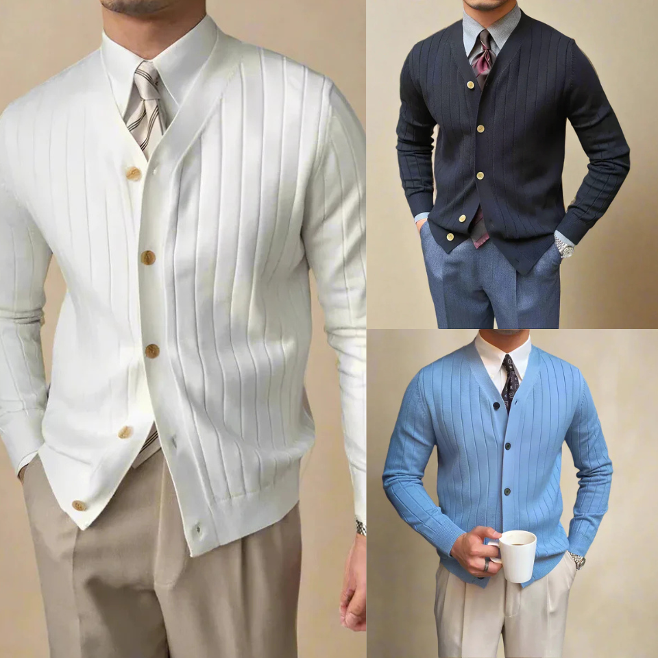 Portofino Pleated Cardigan