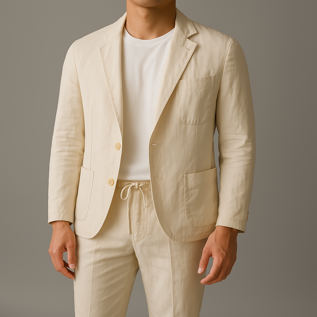 Amalfi Linen Tailored Set
